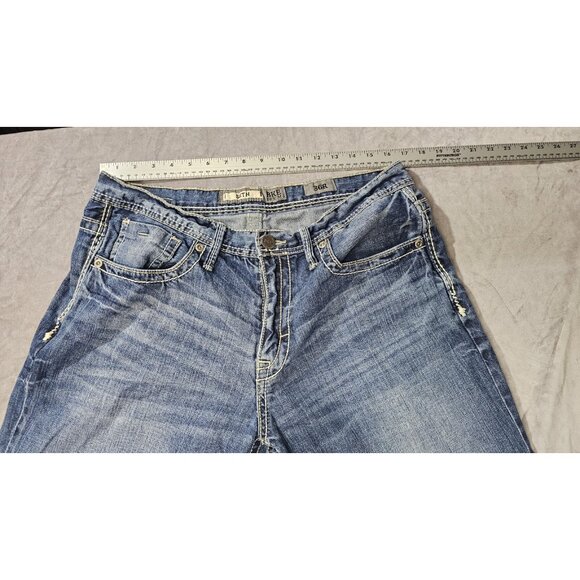 Buckle BKE Seth Jeans Men 36R Blue Relaxed Dark Wash Denim (HL16) - Picture 2 of 5